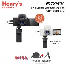 Sony ZV-1 Digital Vlog Camera with VCT-SGR1 Grip Sony ZV-1 Digital Vlog Camera with VCT-SGR1 Grip