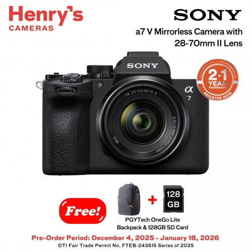 Sony a7 V SONY ILCE-7M5 Mirrorless Camera with 28-70mm II Lens [PRE-ORDER]