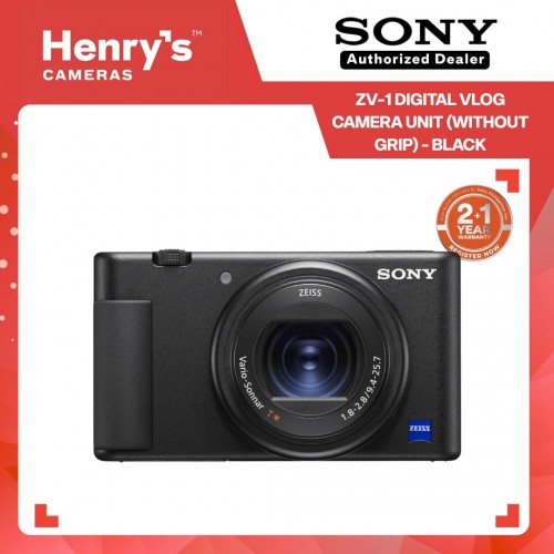 Sony ZV-1 Digital Vlog Camera Unit (without Grip) - Black