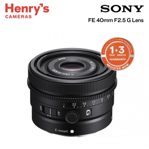 Sony FE 40mm F2.5 G Lens