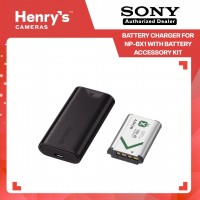 Sony Battery Charger for NP-BX1 with Battery Accessory Kit