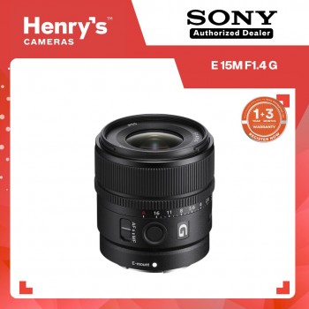 Sony E 15m F1.4 G