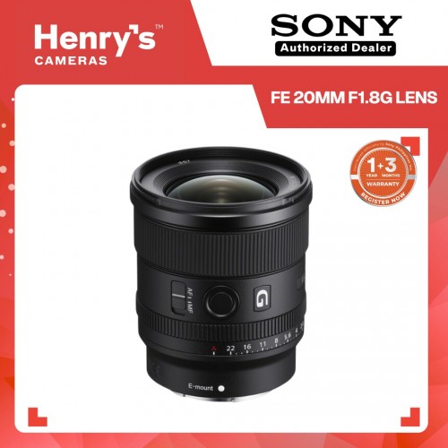 Sony FE 20mm F1.8G Lens
