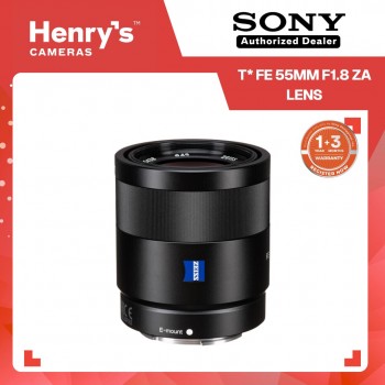 Sony T* FE 55mm F1.8 ZA Lens