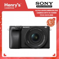 Sony Alpha A6400 Mirrorless Camera with 16-50mm f/3.5-5.6 II Lens