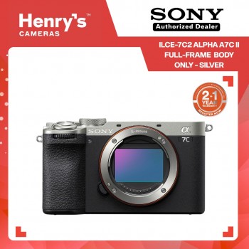 Sony ILCE-7C2 Alpha A7C II Full-Frame Mirrorless Camera Body Only - Silver