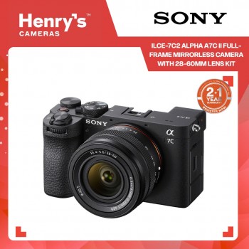 Sony ILCE-7C2 Alpha A7C II Full-Frame Mirrorless Camera with 28-60mm Lens Kit
