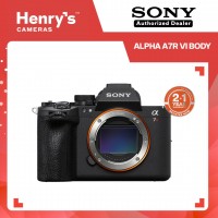 Sony ILCE-7R VI Full-Frame Mirrorless Camera Body Only Sony ILCE-7R VI Full-Frame Mirrorless Camera Body Only