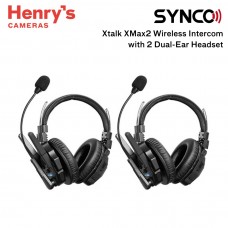 Synco XTalk XMax-2 2.4GHz 2-Person Full-Duplex Wireless Intercom Headset System