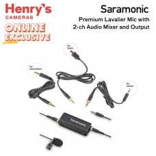 Saramonic Premium Lavalier Mic with 2-ch Audio Mixer and Output
