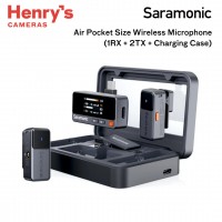 Saramonic Air Pocket Size Wireless Microphone (1RX + 2TX + Charging Case)
