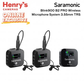 Saramonic Blink900 B2 PRO Wireless Microphone System 3.55mm TRS