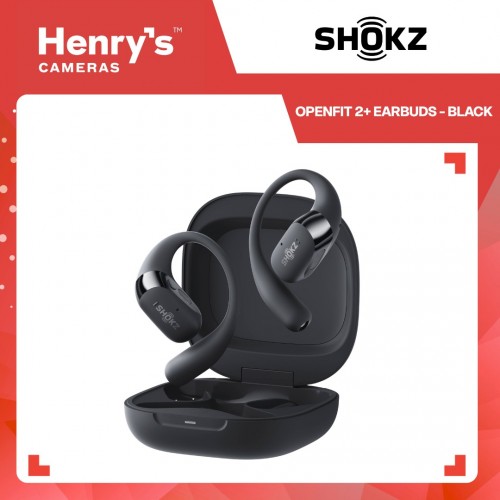 Shokz OpenFit 2+ Earbuds - Black