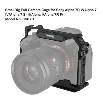 SmallRig Full Cage for Sony Alpha 7R V / Alpha 7 IV / Alpha 7S III / Alpha 1 / Alpha 7R IV 3667B