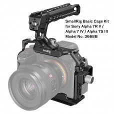 SmallRig Basic Cage Kit for Sony Alpha 7R V / Alpha 7 IV / Alpha 7S III 3668B