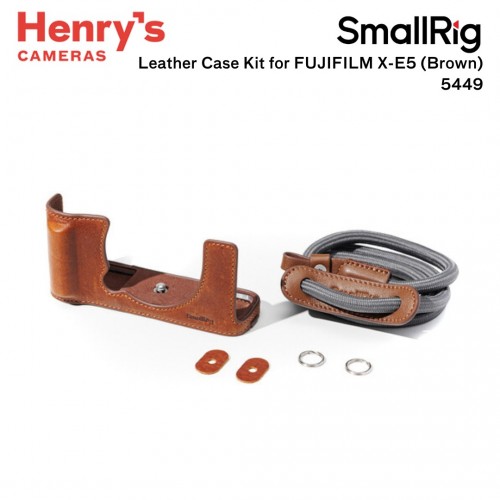 SmallRig Leather Case Kit for FUJIFILM X-E5 (Brown) 5449