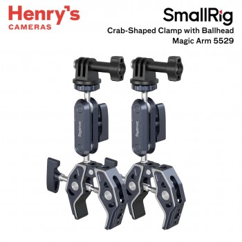 SmallRig Crab-Shaped Clamp with Ballhead Magic Arm 5529 SmallRig Crab-Shaped Clamp with Ballhead Magic Arm 5529