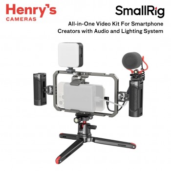 SmallRig All-in-One Video Kit For Smartphone Creators with Audio and Lighting System - 3384C