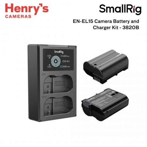 SmallRig EN-EL15 Camera Battery and Charger Kit - 3820B