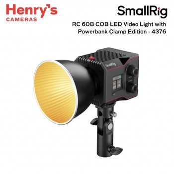 SmallRig RC 60B COB LED Video Light with Powerbank Clamp Edition - 4376 SmallRig RC 60B COB LED Video Light with Powerbank Clamp Edition - 4376