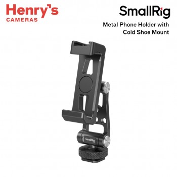 SmallRig Metal Phone Holder with Cold Shoe Mount - 4382 SmallRig Metal Phone Holder with Cold Shoe Mount - 4382