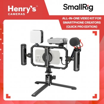 SmallRig All-in-One Video Kit for Smartphone Creators Quick Pro Edition 4704 SmallRig All-in-One Video Kit for Smartphone Creators Quick Pro Edition 4704