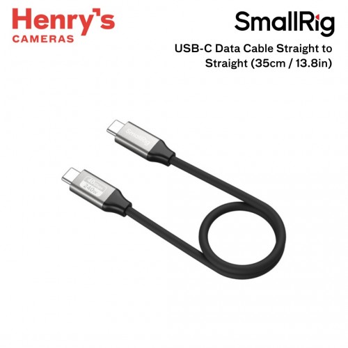 SmallRig USB-C Data Cable Straight to Straight (35cm / 13.8in) 5073