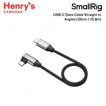 SmallRig USB-C Data Cable Straight to Angled (35cm / 13.8in) 5075 SmallRig USB-C Data Cable Straight to Angled (35cm / 13.8in) 5075