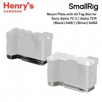 SmallRig Mount Plate with AirTag Slot for Sony Alpha 7C II / 7CR – Black (5481) / Silver (5482)