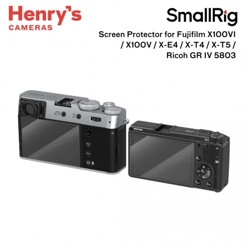 SmallRig Screen Protector for Fujifilm X100VI / X100V / X-E4 / X-T4 / X-T5 / Ricoh GR IV 5803 SmallRig Screen Protector for Fujifilm X100VI / X100V / X-E4 / X-T4 / X-T5 / Ricoh GR IV 5803