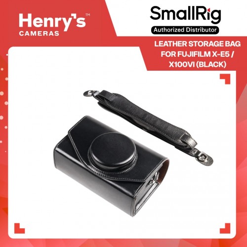 SmallRig Leather Storage Bag for FUJIFILM X-E5 & X100VI (Black)
