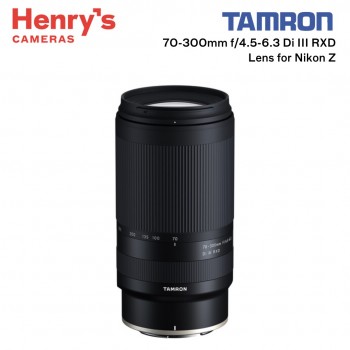 Tamron 70-300mm f/4.5-6.3 Di III RXD Lens for Nikon Z - Order Basis Tamron 70-300mm f/4.5-6.3 Di III RXD Lens for Nikon Z - Order Basis