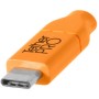 TetherPro USB-C to USB-C, 10' (3m), High-Visibility Orange