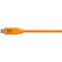 TetherPro USB-C to USB-C, 10' (3m), High-Visibility Orange