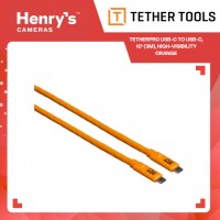 TetherPro USB-C to USB-C, 10' (3m), High-Visibility Orange