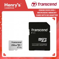 Transcend 256GB 300S UHS-I microSDXC Memory Card with SD Adapter - TS256GUSD300S-A