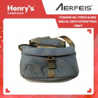 Aerfeis Foshan AS-1785G Sling Bag 6L (with Strap Pad) - Navy