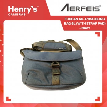 Aerfeis Foshan AS-1785G Sling Bag 6L (with Strap Pad) - Navy Aerfeis Foshan AS-1785G Sling Bag 6L (with Strap Pad) - Navy