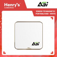 AGI EDM38 1TB Magnetic Portable SSD - White