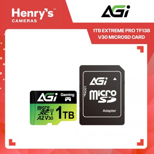 AGI 1TB Extreme Pro TF138 V30 MicroSD Card