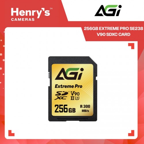 AGI 256GB Extreme Pro SE238 V90 SDXC Card AGI 256GB Extreme Pro SE238 V90 SDXC Card