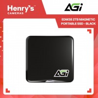 AGI EDM38 2TB Magnetic Portable SSD - Black