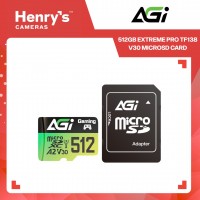 AGI 512GB Extreme Pro TF138 V30 MicroSD Card