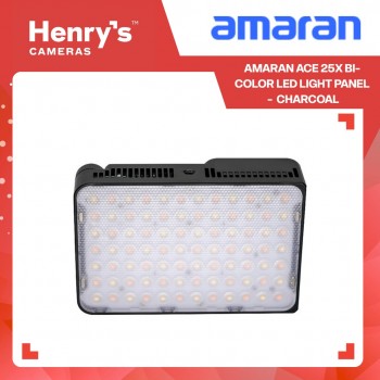 Amaran Ace 25x Bi-Color LED Light Panel - Charcoal
