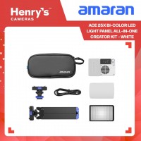 Amaran Ace 25x Bi-Color LED Light Panel All-in-One Creator Kit - White Amaran Ace 25x Bi-Color LED Light Panel All-in-One Creator Kit - White