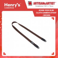 Artisan & Artist ACAM-102A Slim Cloth Camera Strap - Brown
