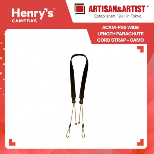 Artisan & Artist ACAM-P25 Wide Length Parachute Cord Strap - Camo