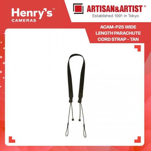 Artisan & Artist ACAM-P25 Wide Length Parachute Cord Strap - Tan
