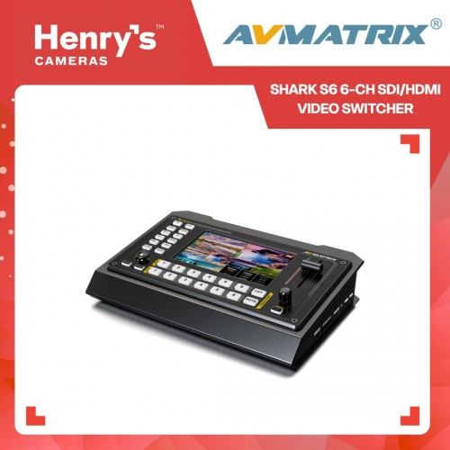 AVMATRIX Shark S6 6-CH SDI/HDMI Video Switcher AVMATRIX Shark S6 6-CH SDI/HDMI Video Switcher