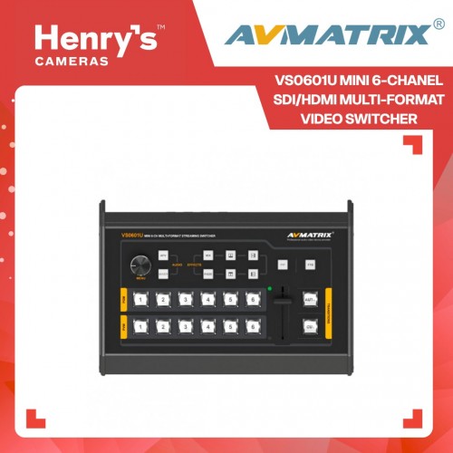 AVMatrix VS0601U Mini 6-Chanel SDI/HDMI Multi-Format Video Switcher AVMatrix VS0601U Mini 6-Chanel SDI/HDMI Multi-Format Video Switcher
